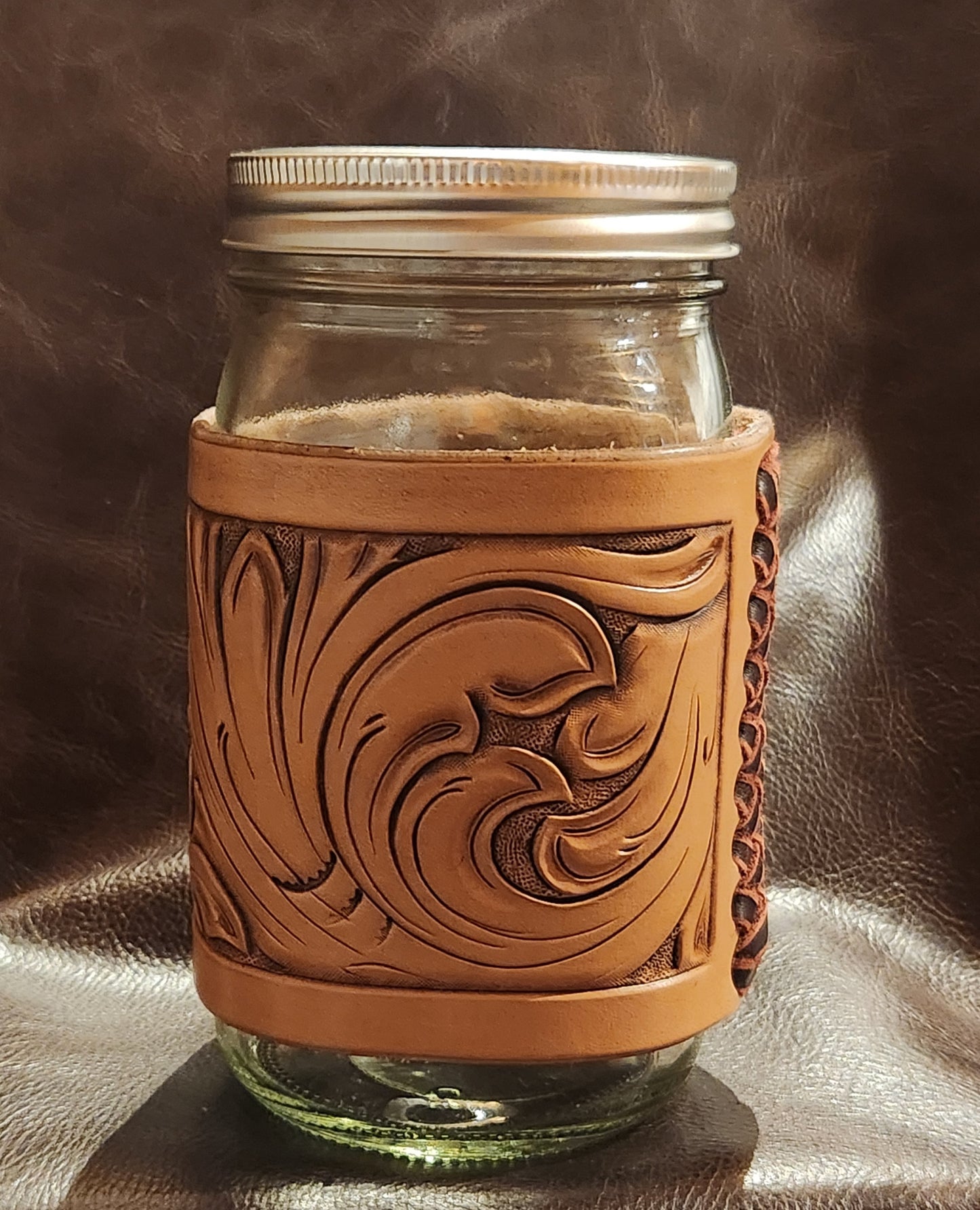 Large Mason Jar Wrap (Floral)