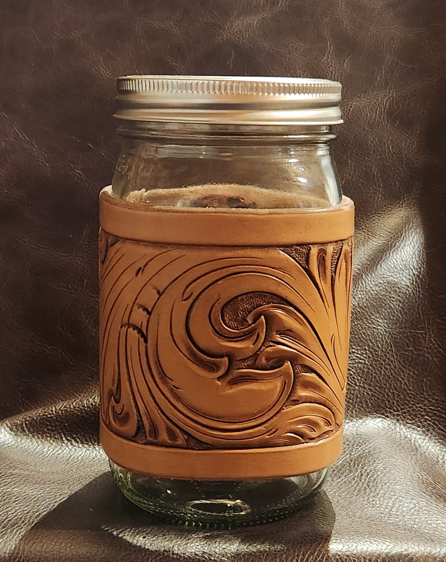 Large Mason Jar Wrap (Floral)
