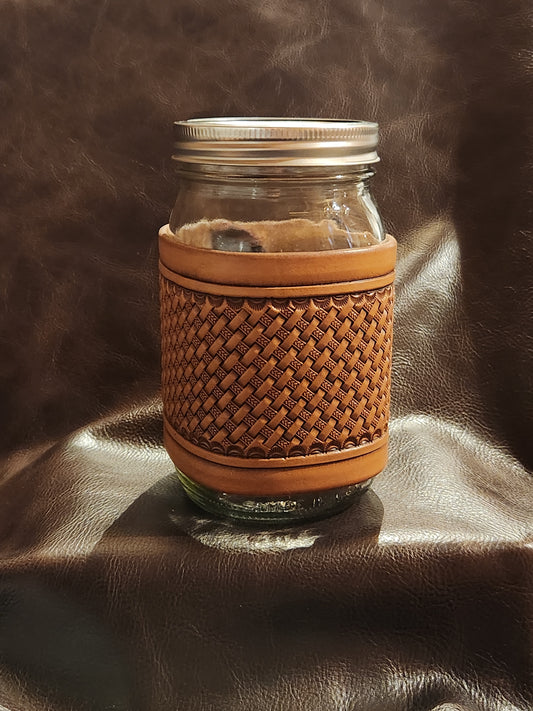 Large Mason Jar Wrap (Basketweave)