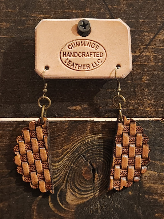 Basketweave Earrings